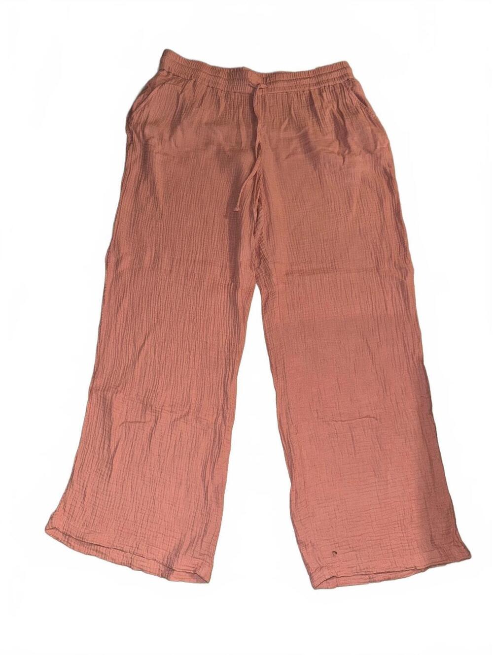 Women’s Peace Love World peach 100% cotton pants Size L
